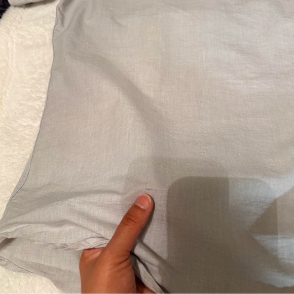 PD&C Mens Light Gray Casual Button Down Shirt Size Medium - Picture 5 of 7